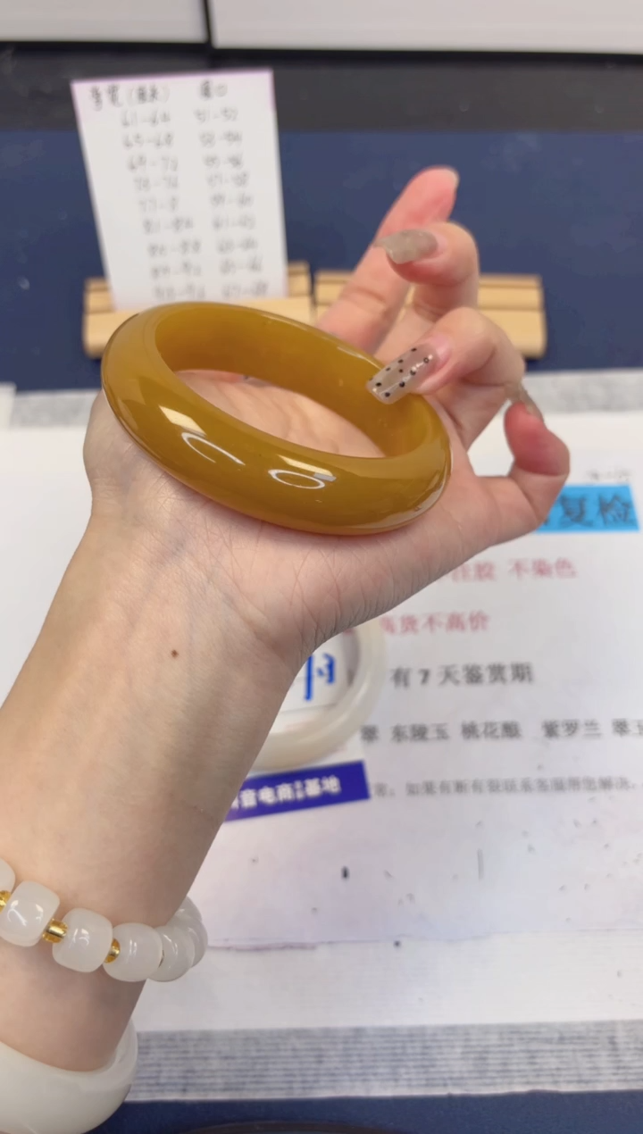 【闪购商品】石英质玉手镯未镶嵌320-财气镯-圈口58