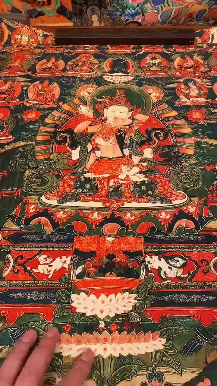 装裱画精美唐卡tk16305