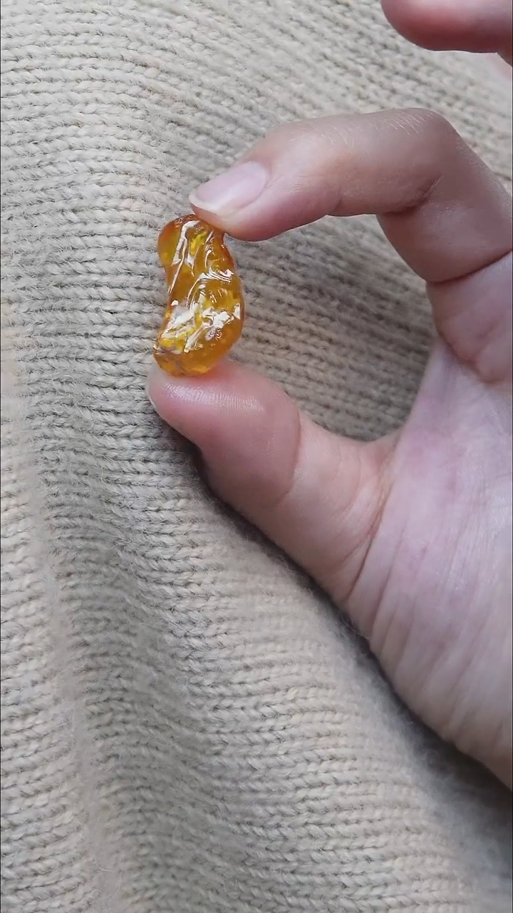 裸石蜜蜡未镶嵌心**天然蜜蜡原石*裸石单颗