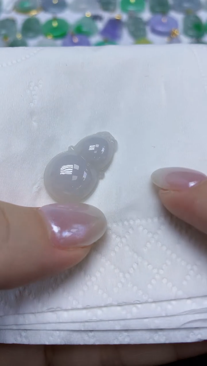 翡翠未镶嵌颈饰天然缅甸翡翠A货