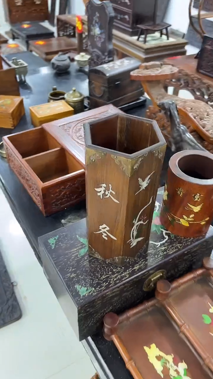 木忆沐铜茶具茶架1