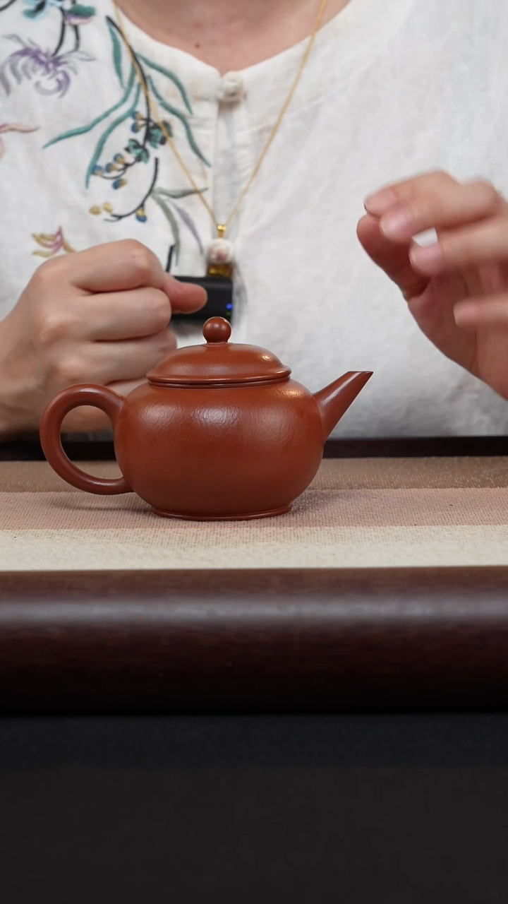 【闪购商品】紫砂茶壶大水平-朱泥MH-1715