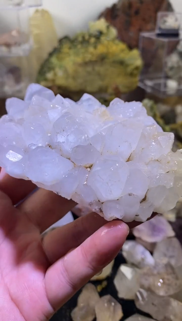 未镶嵌珠宝半成品水晶62号212g四川超七花园水晶