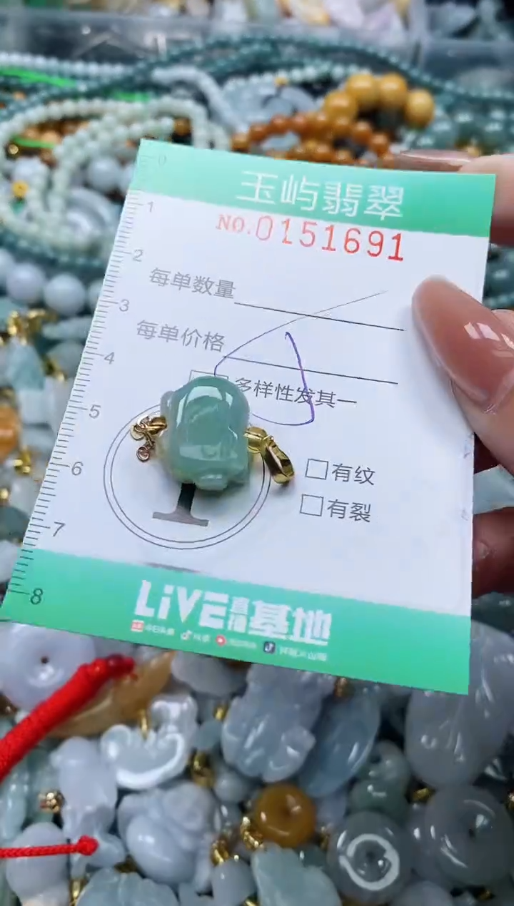 翡翠未镶嵌颈饰闪购0151691