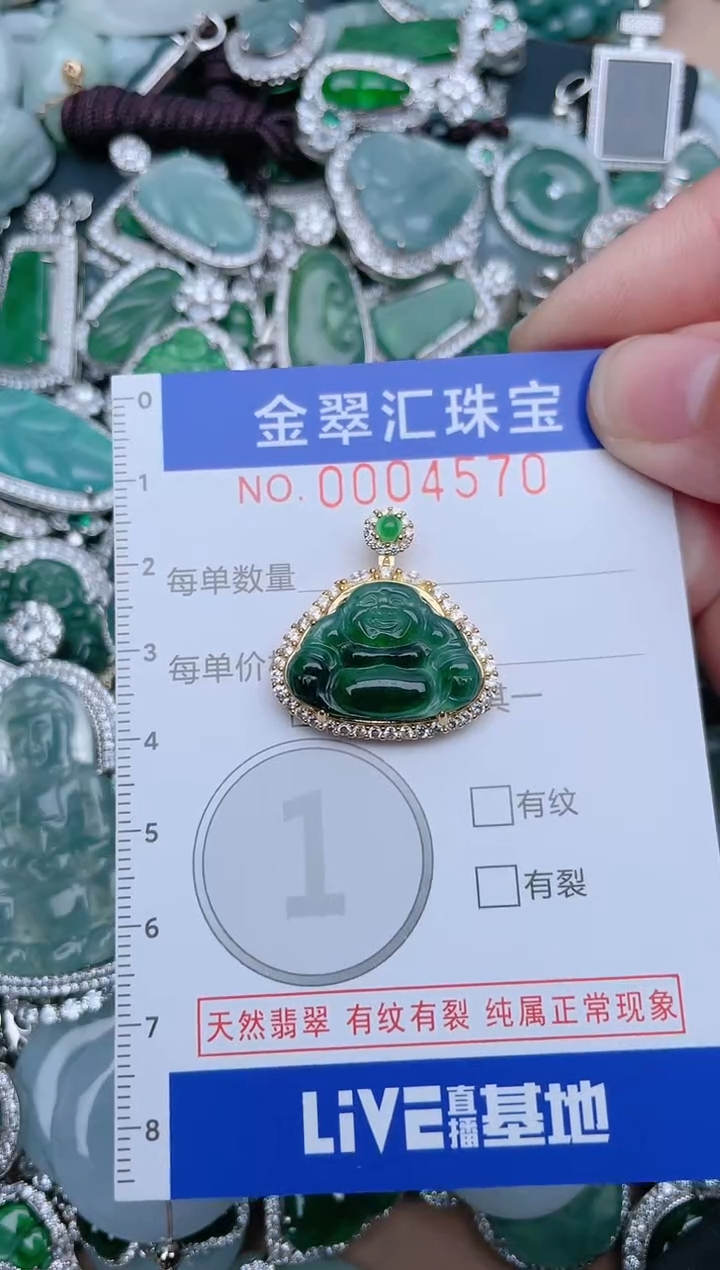 【闪购商品】翡翠颈饰未镶嵌4570.....