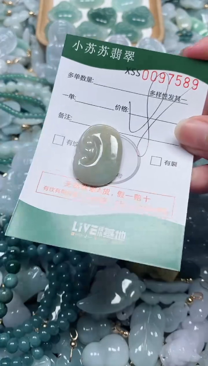 【闪购商品】翡翠颈饰未镶嵌闪购商品0097589