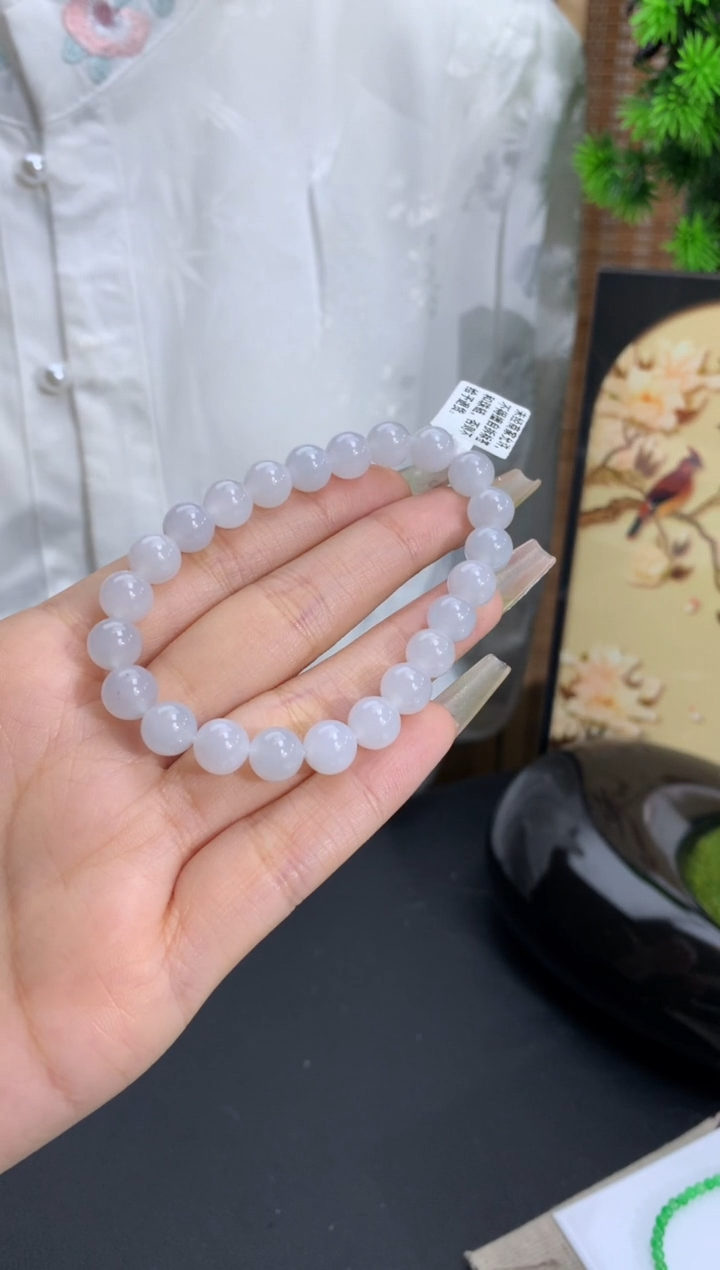 【闪购商品】翡翠手链未镶嵌卡8mm