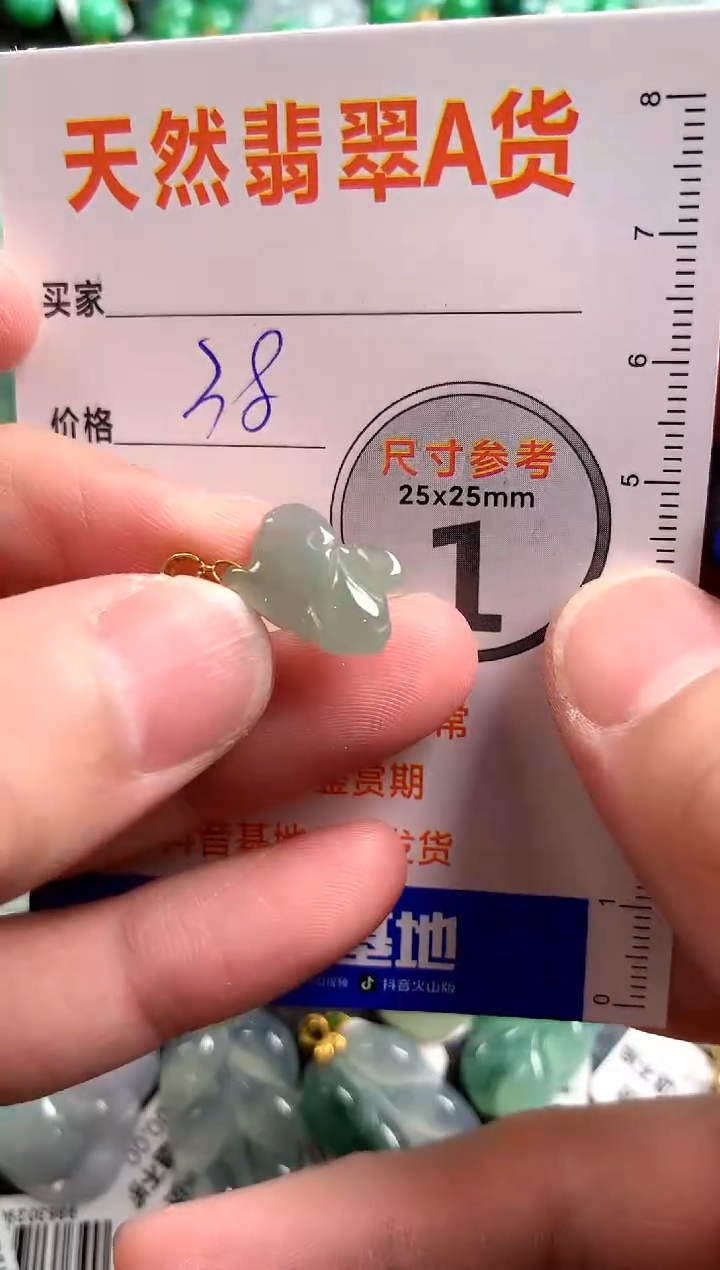 【闪购商品】翡翠颈饰18K金镶嵌13003539