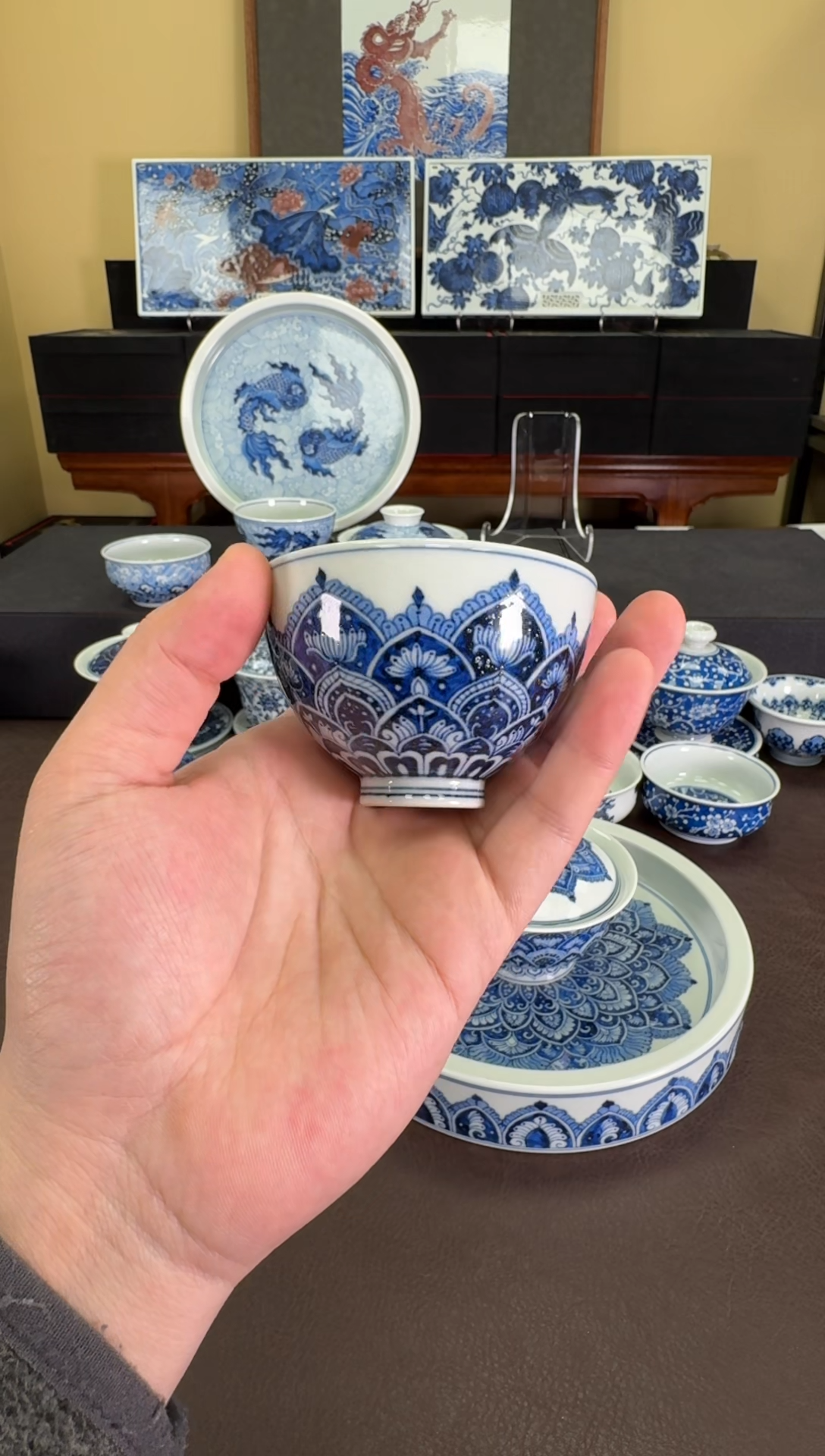 【闪购商品】羿器窑万相花普洱杯