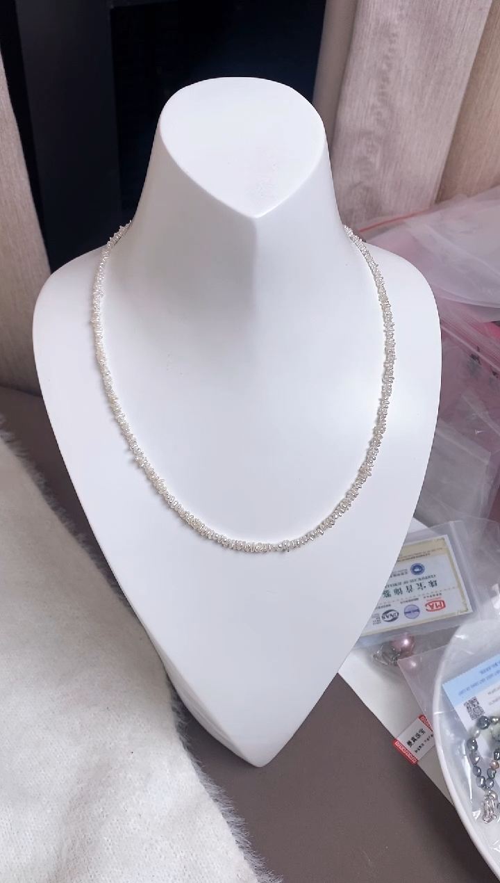 【闪购商品】海水珍珠颈饰银S925镶嵌484