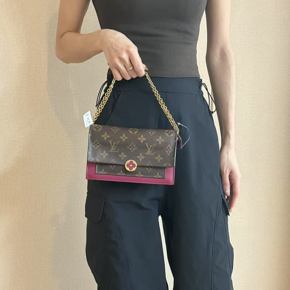 95新 LouisVuitton/路易威登 弗洛拉小花斜挎包/云海优选/55301