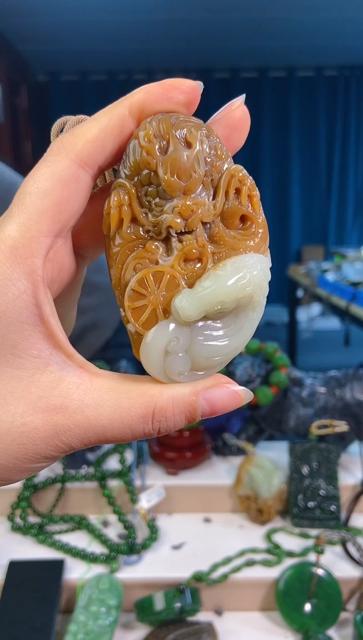 【闪购商品】和田玉挂件未镶嵌1