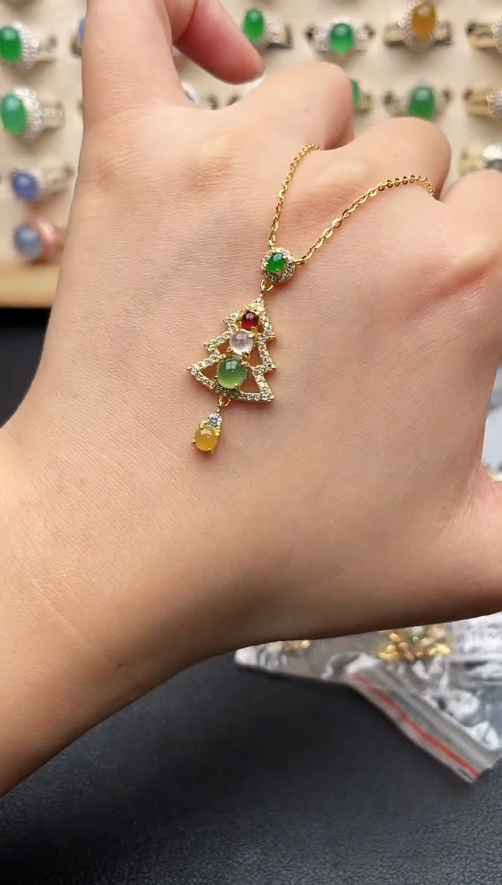 未镶嵌戒指翡翠一物一证一礼盒