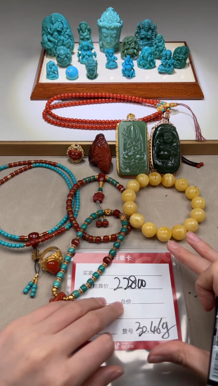 【闪购商品】南红玛瑙手串手串18K金镶嵌手串手串