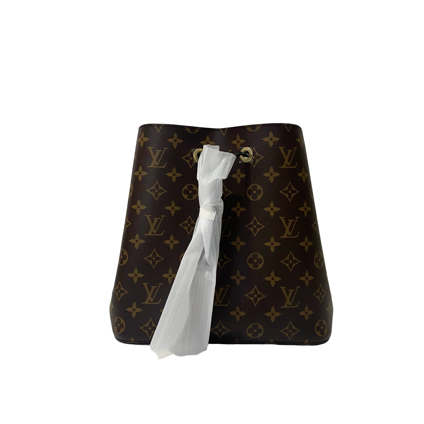 未使用 LouisVuitton/路易威登 路易威登黑水桶单肩包芯片款