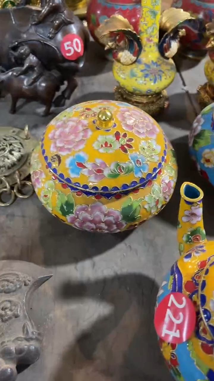 铜茶罐家居饰品桌面摆件