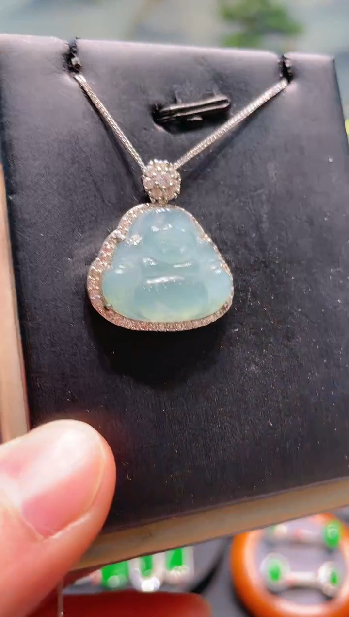 【闪购商品】翡翠颈饰未镶嵌天然A货翡翠A1