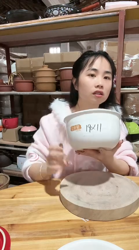 陶瑕疵1.6白锅2个不带盖