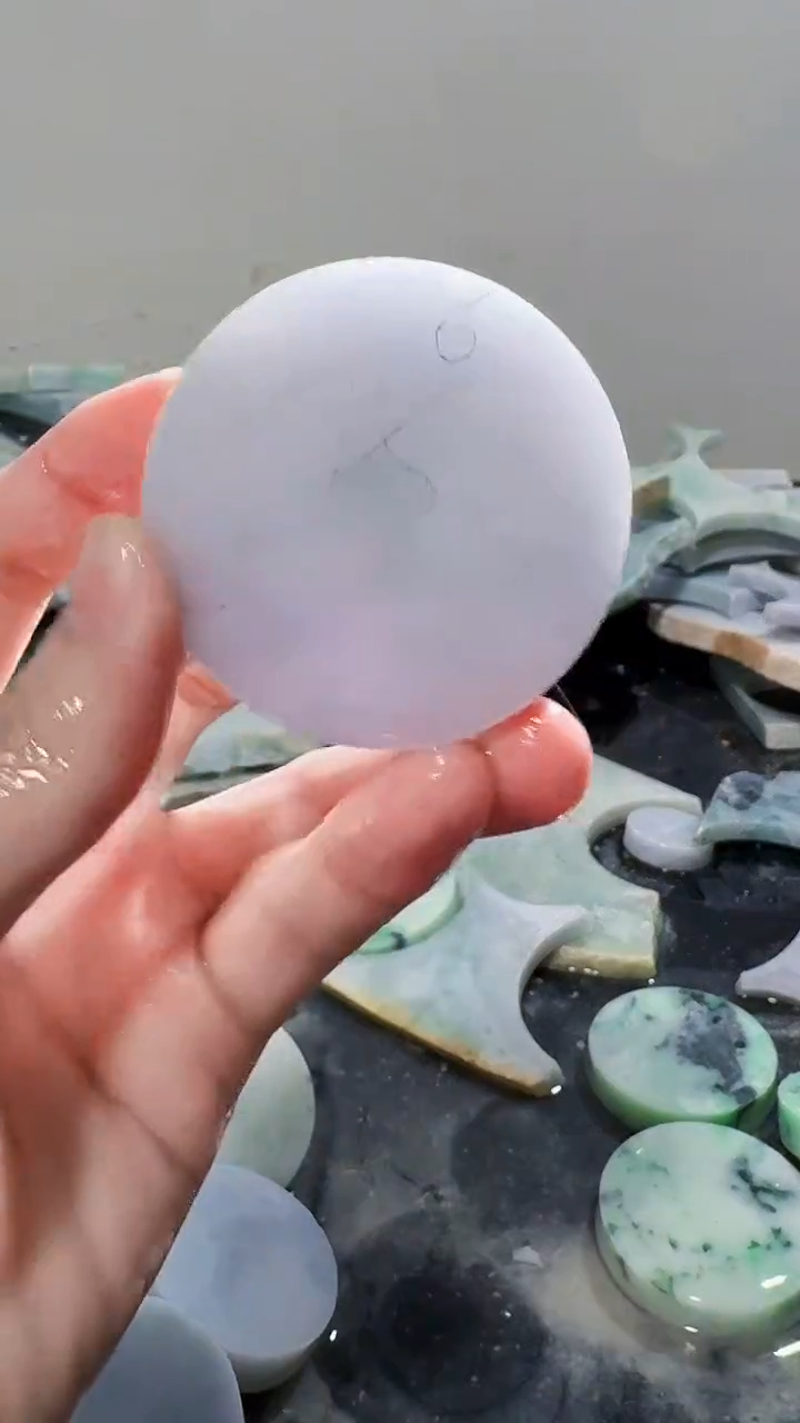 裸石翡翠缅甸翡翠A货文159