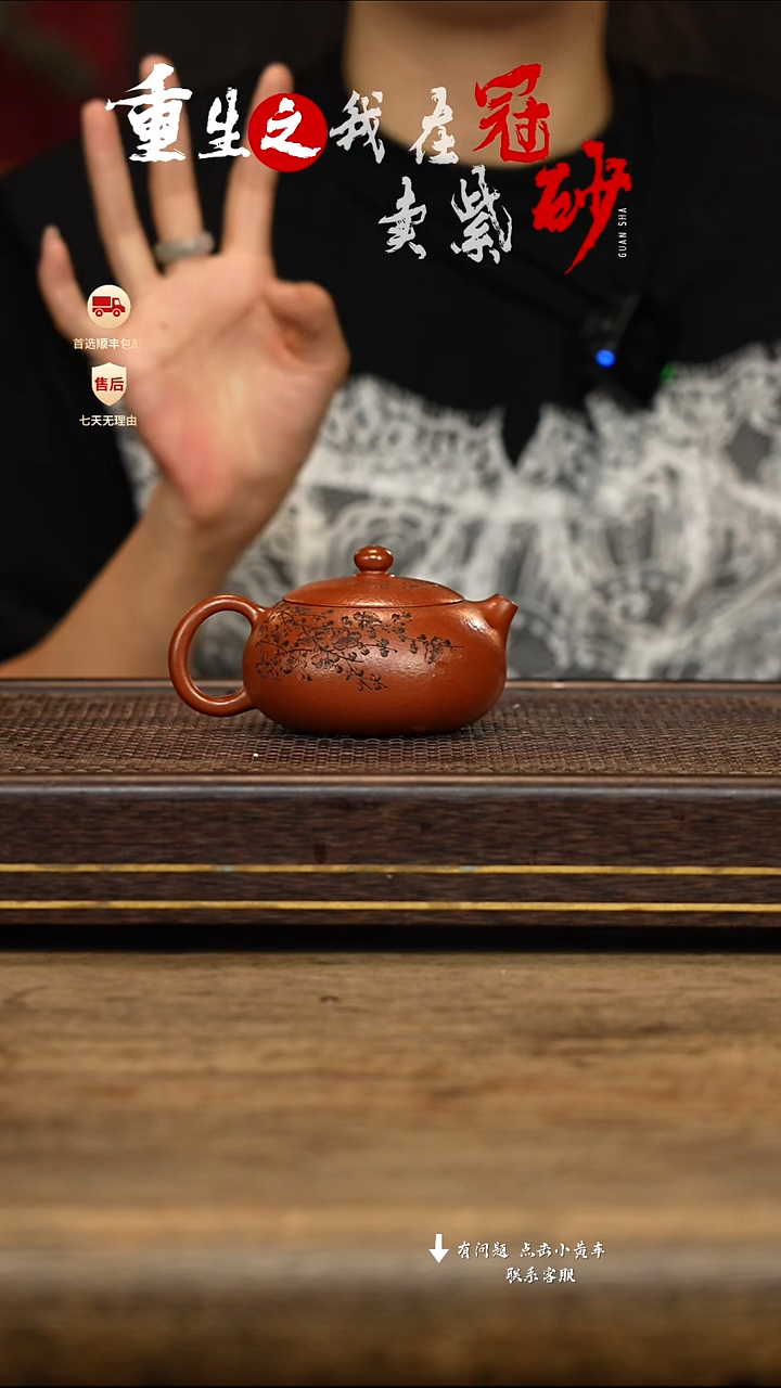 茶壶紫砂冠砂茶器22