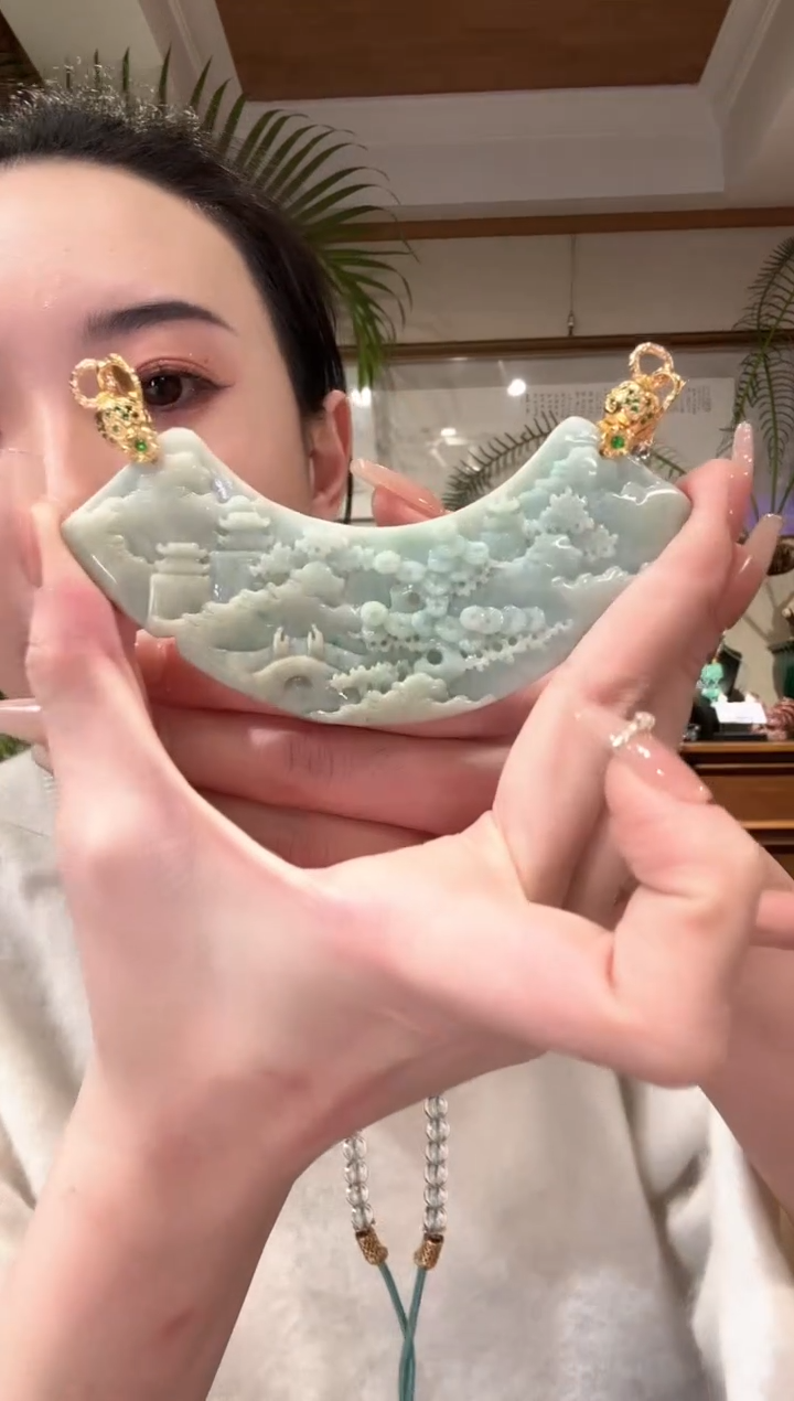 【闪购商品】翡翠颈饰未镶嵌国风