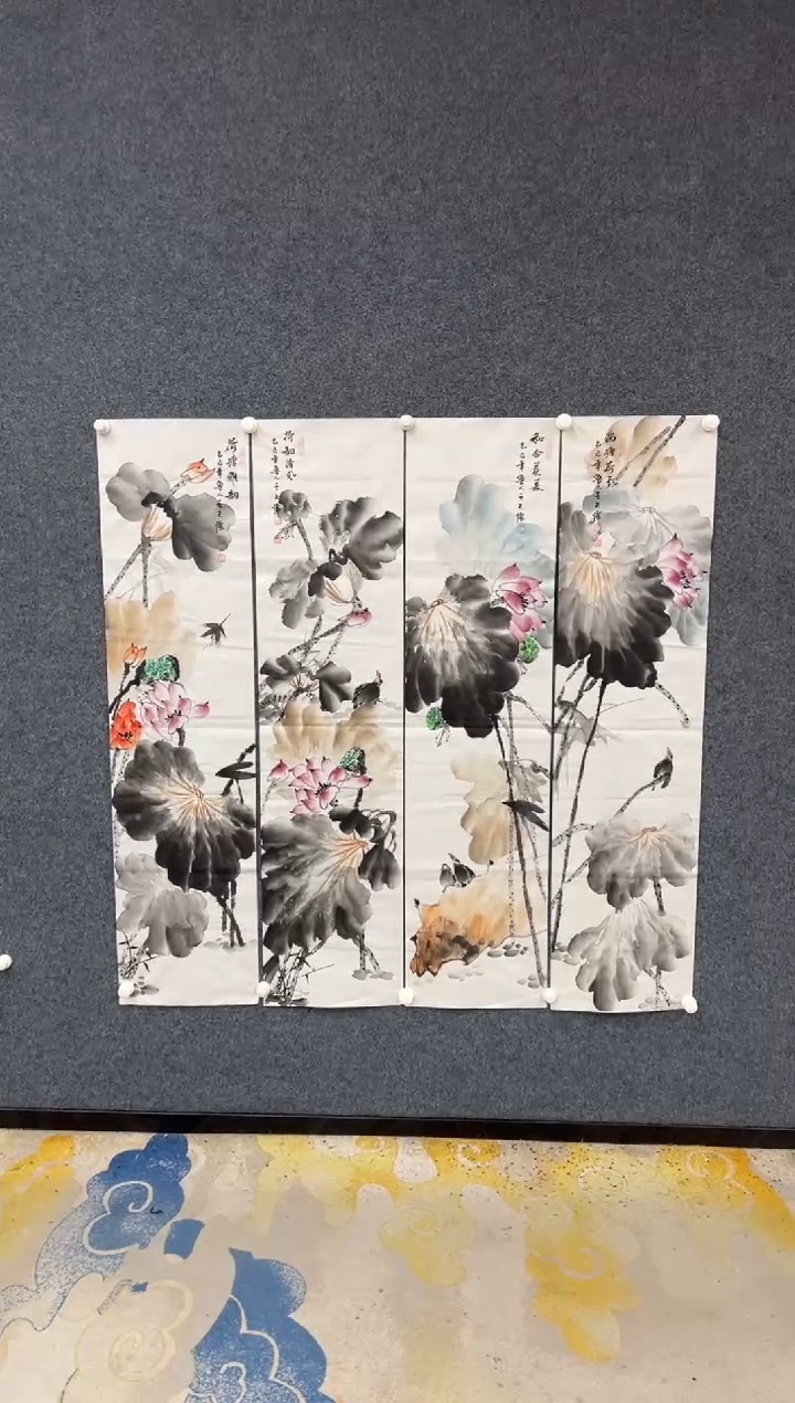 【闪购商品】国画2.12-王夫怀-四条屏-025