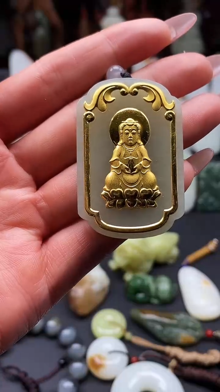 吊坠(不含链)未镶嵌和田玉1