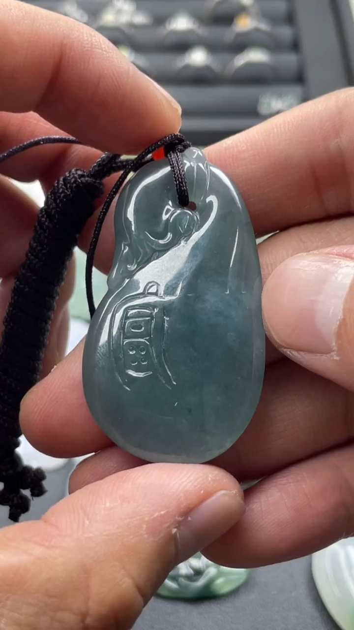 吊坠(不含链)未镶嵌翡翠艺*天然A货翡翠