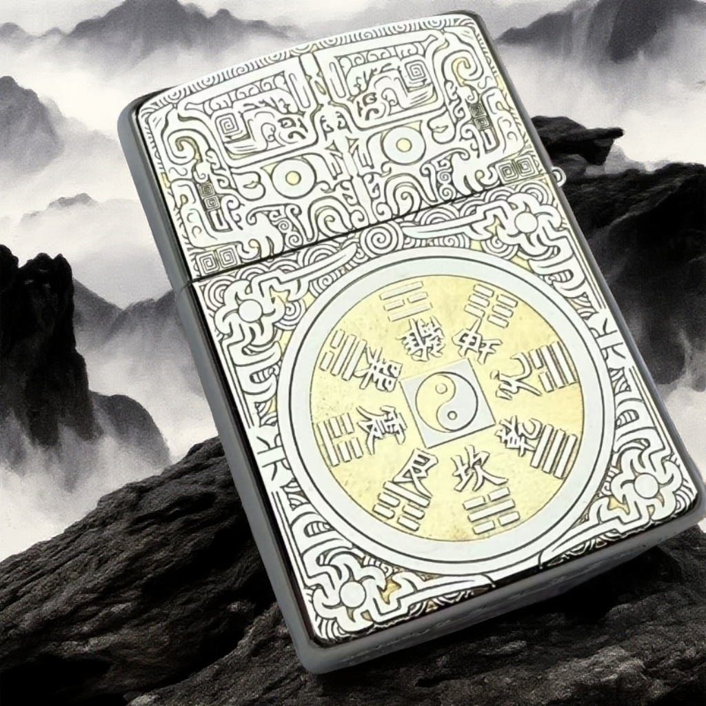 【典藏888-山鬼花钱】防风打火机