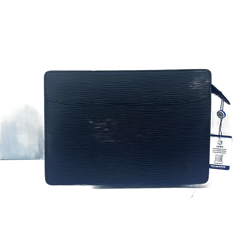 99新 LouisVuitton/路易威登 LV//经典黑色水波纹经典手拿包（133）