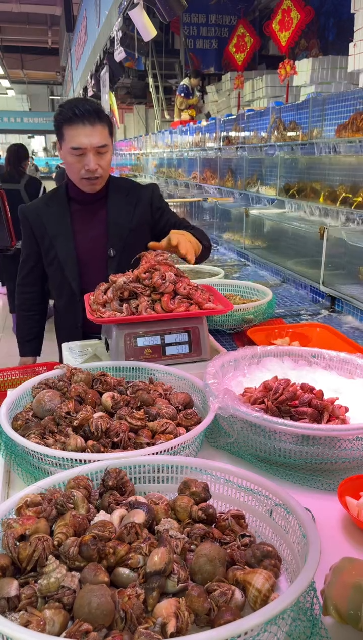 中国大陆断氧虾怪肉一称，4.6斤