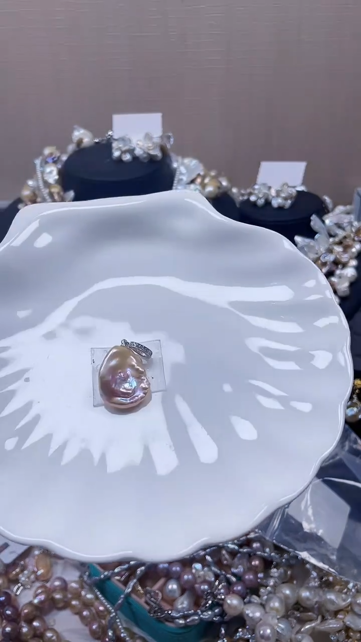 未镶嵌吊坠淡水珍珠【纯恬饰品】