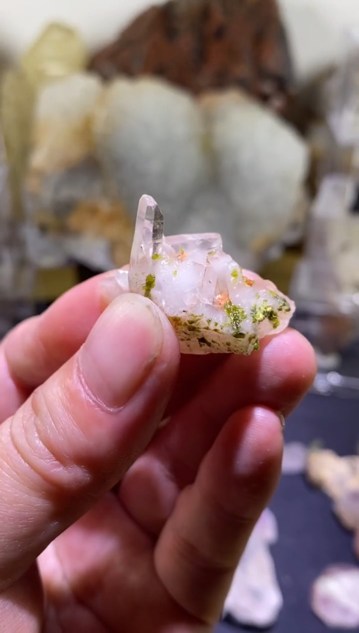 未镶嵌珠宝半成品水晶120号四川美姑超七花园水晶