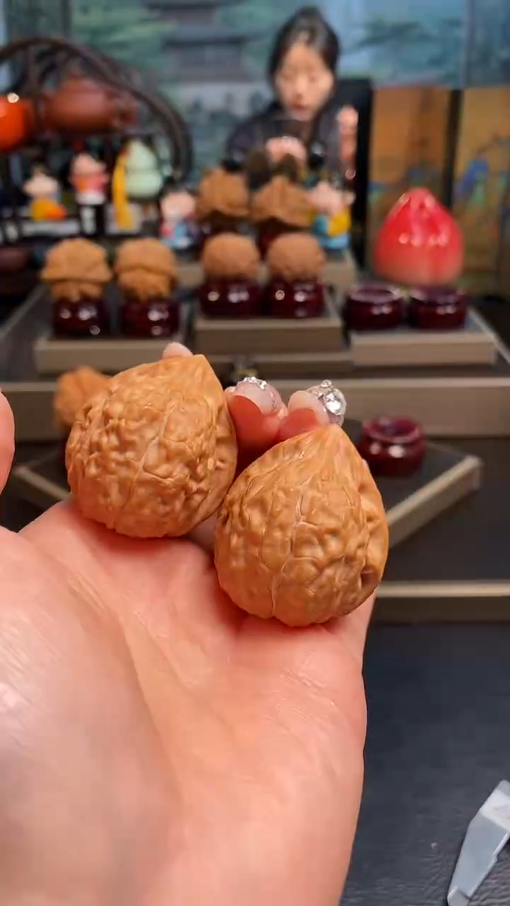 【闪购商品】文玩核桃吊坠B646龟甲纹34