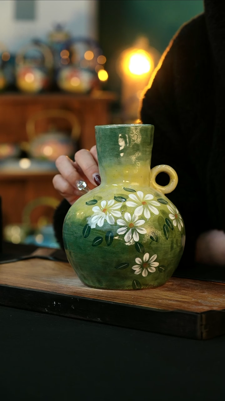 【闪购商品】杯手绘心瓷陶瓷浮力