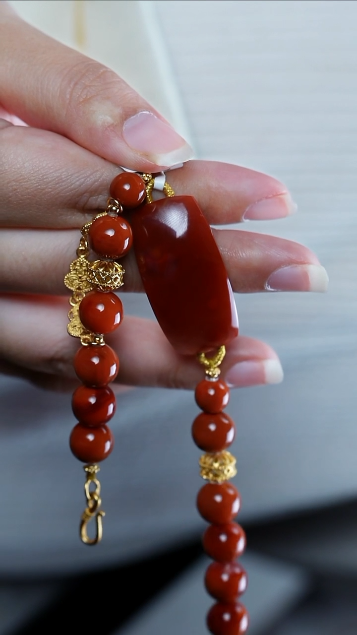【闪购商品】南红玛瑙手链未镶嵌设计@@SJL1689A