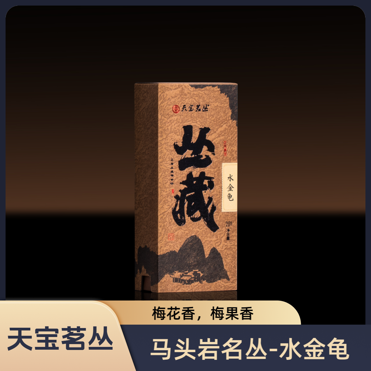 【天宝茗丛-丛藏】水金龟 马头岩 正岩名丛 武夷山正岩核心产区