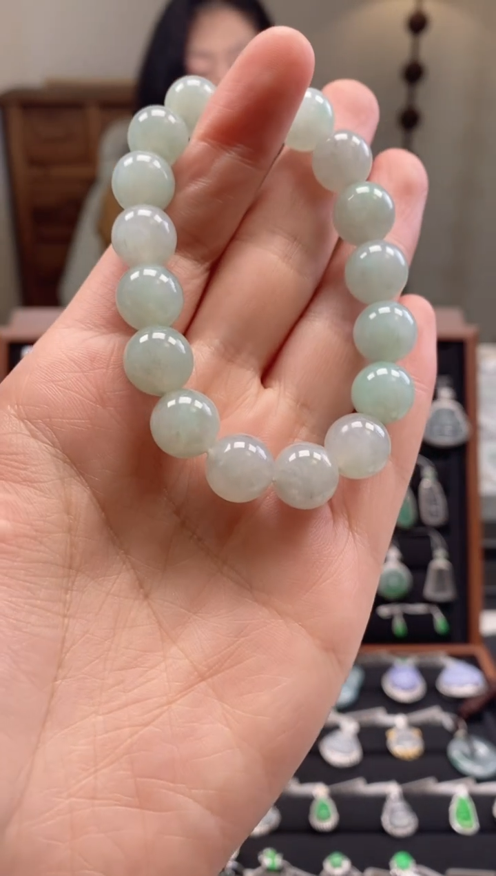 【闪购商品】翡翠手串未镶嵌11+手串