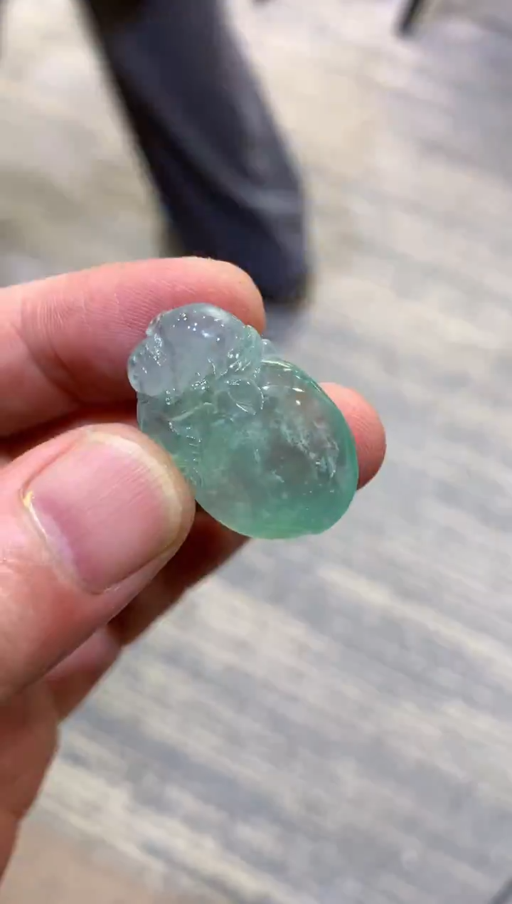 颈饰未镶嵌翡翠天然A货翡翠