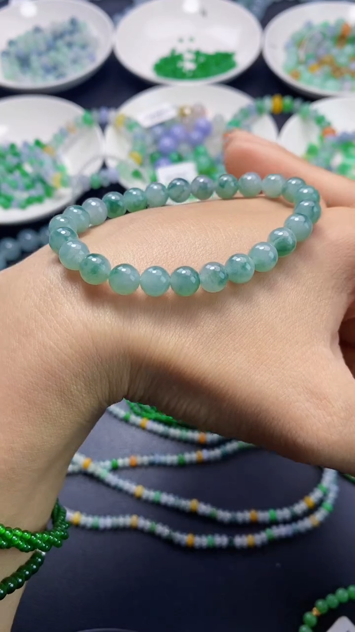 【闪购商品】翡翠散珠天然翡翠A货