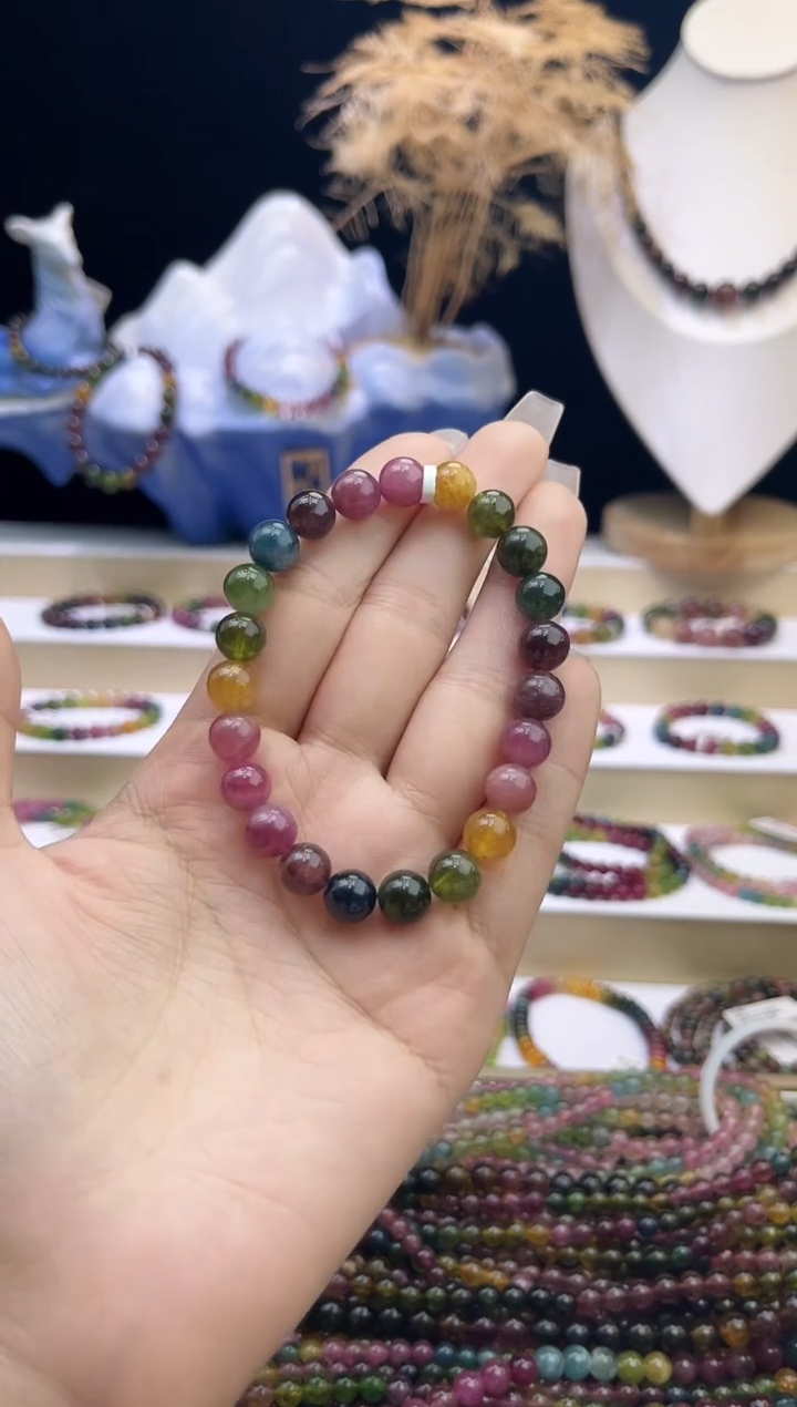 【闪购商品】碧玺/未镶嵌8mm+碧玺单圈多样性发货