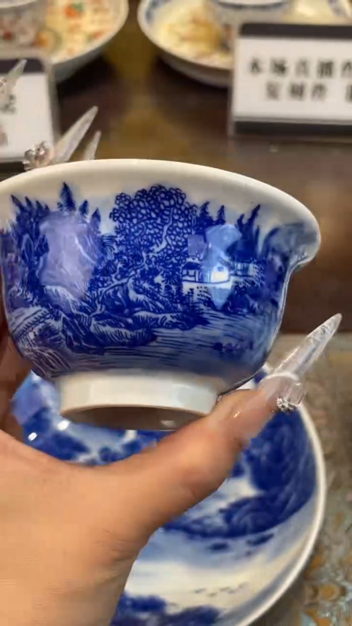 杯子瓷景德镇手工手绘陶瓷