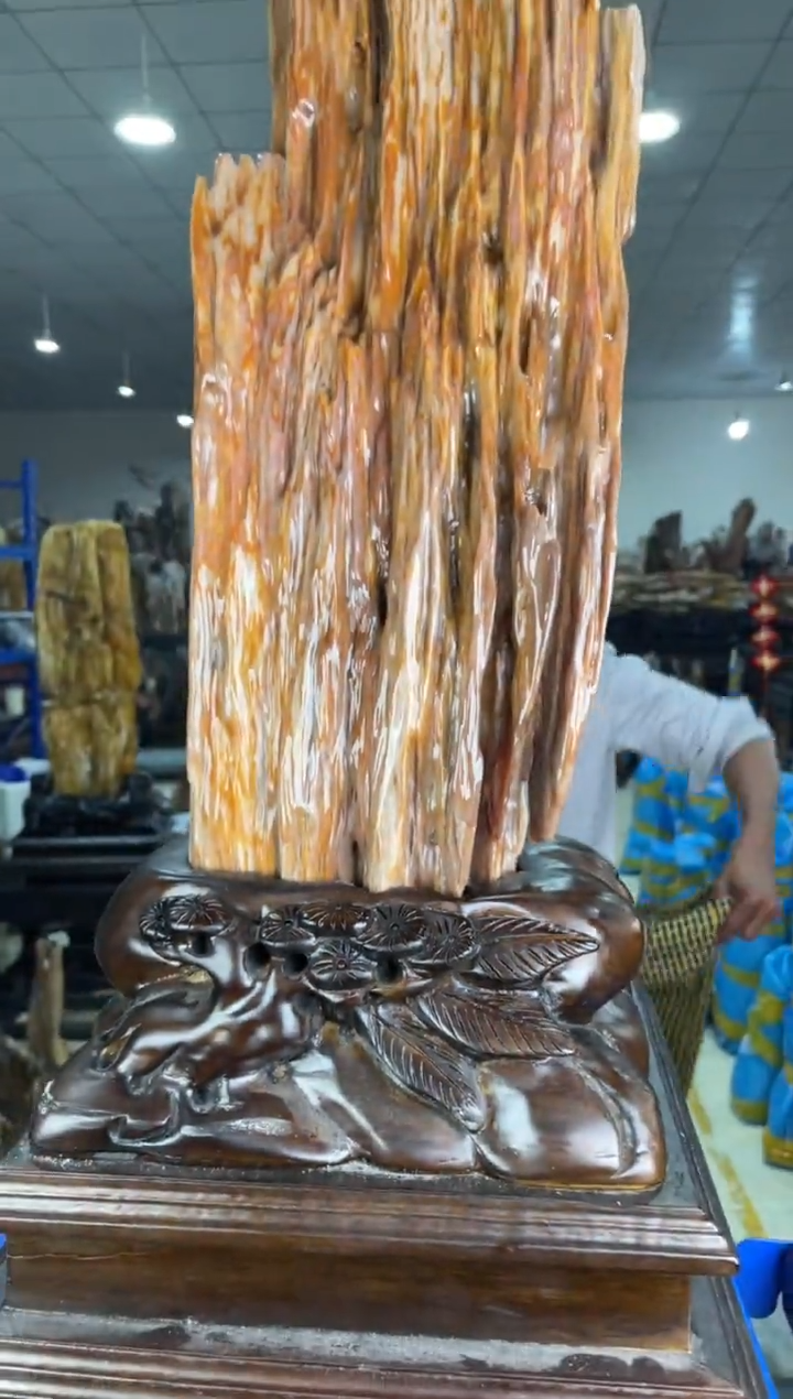 【闪购商品】硅化玉摆件未镶嵌44