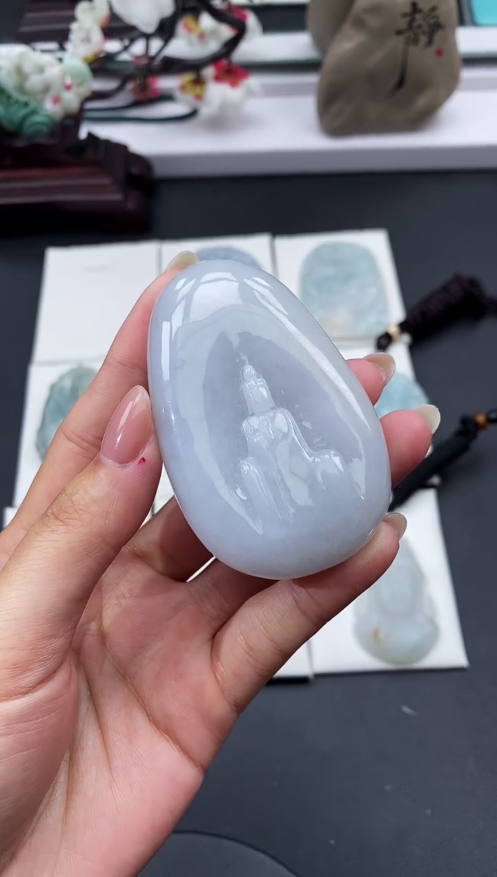 【闪购商品】翡翠颈饰未镶嵌天然缅甸A货翡翠