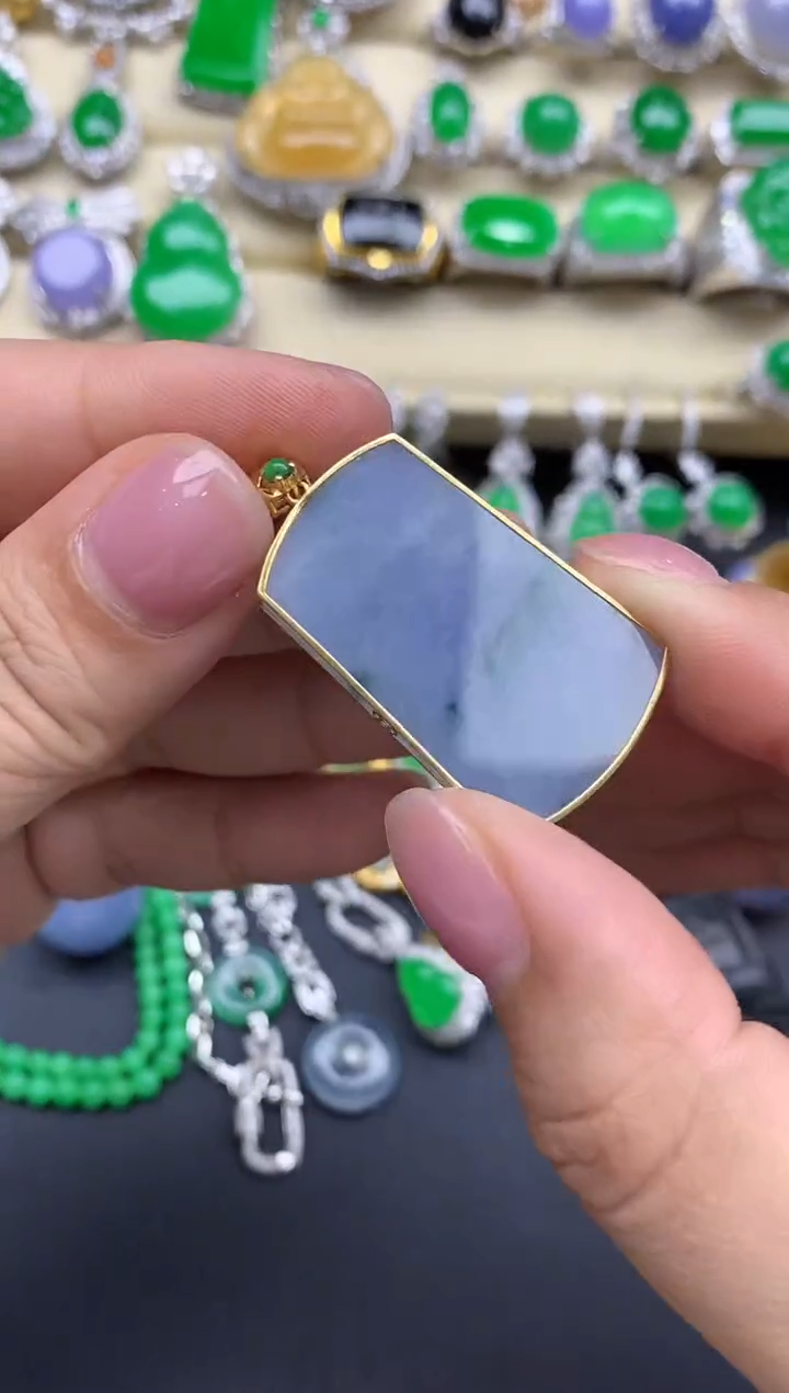 【闪购商品】翡翠颈饰18K金镶嵌339-中国好珍宝