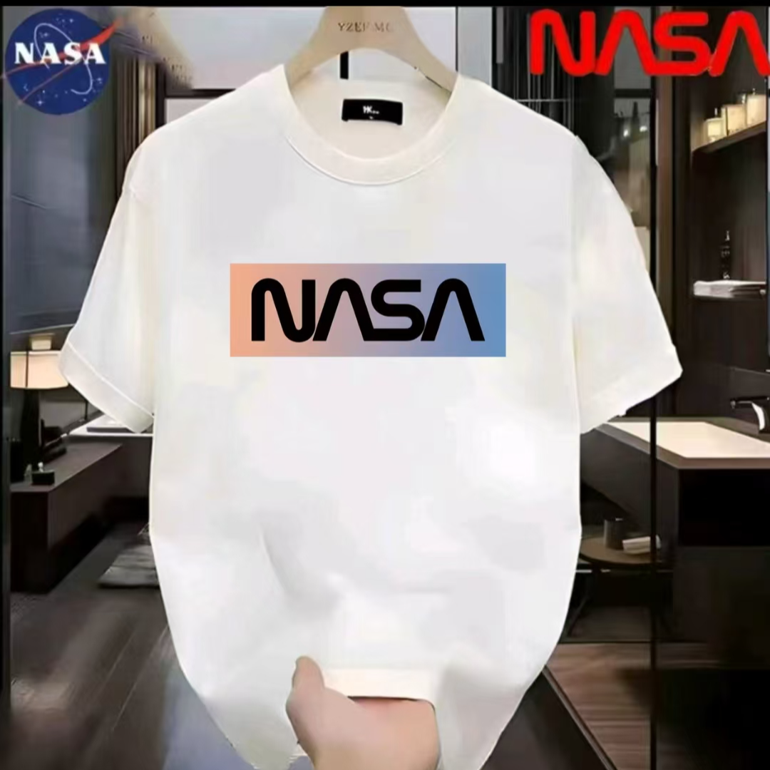 【NASA联名】纯棉夏季圆领短袖T恤休闲百搭宽松时尚男女同款A-20