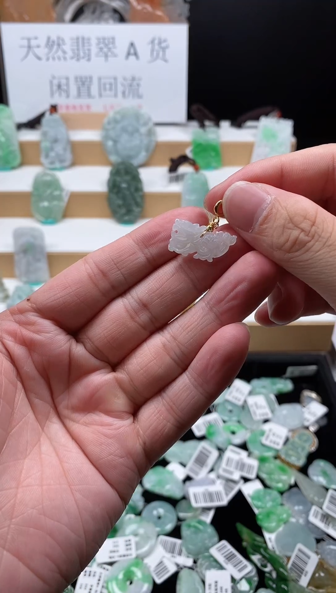 【闪购商品】翡翠颈饰未镶嵌137小白龙