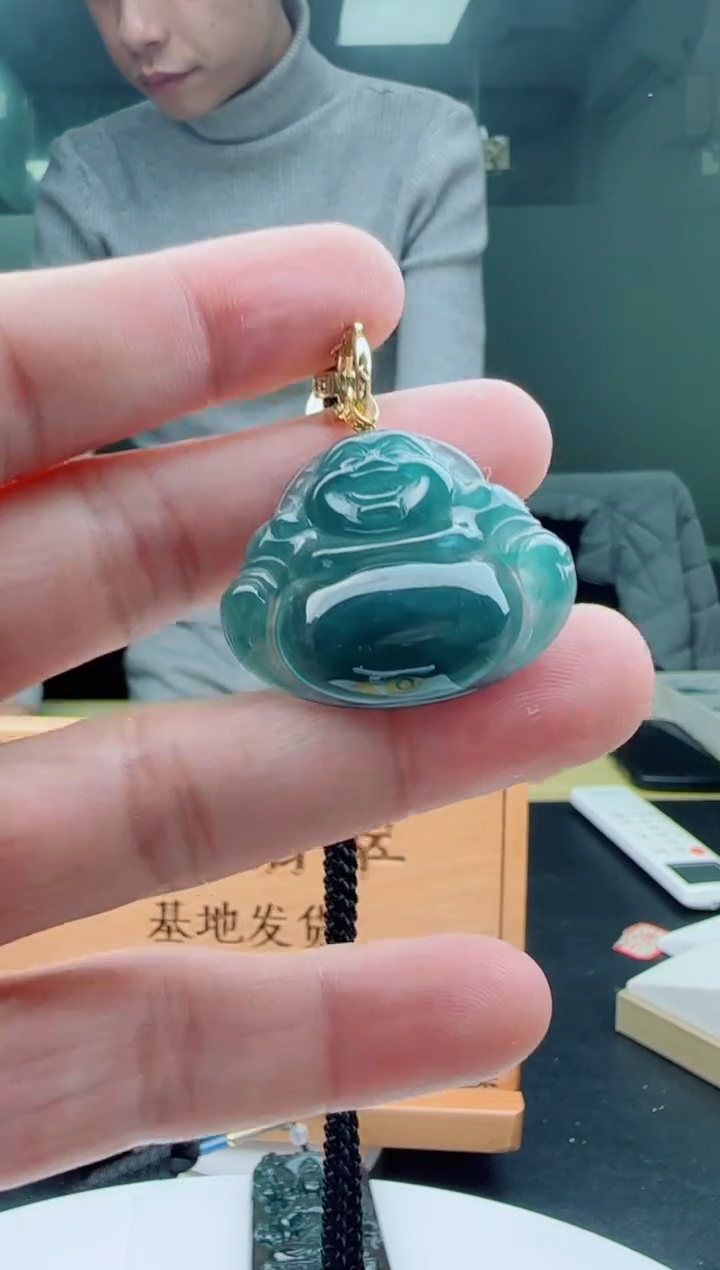 【闪购商品】翡翠颈饰18K金镶嵌111111111