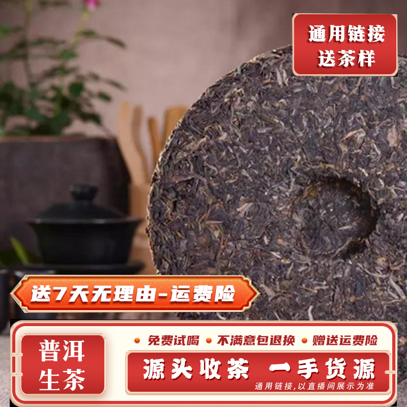 冰岛印象    2024年冰岛冰岛地界生茶饼357克 