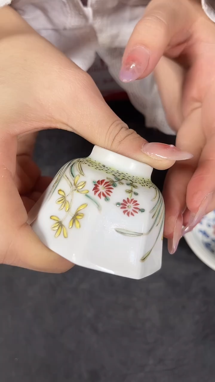 红星严选交流瓷器八方杯